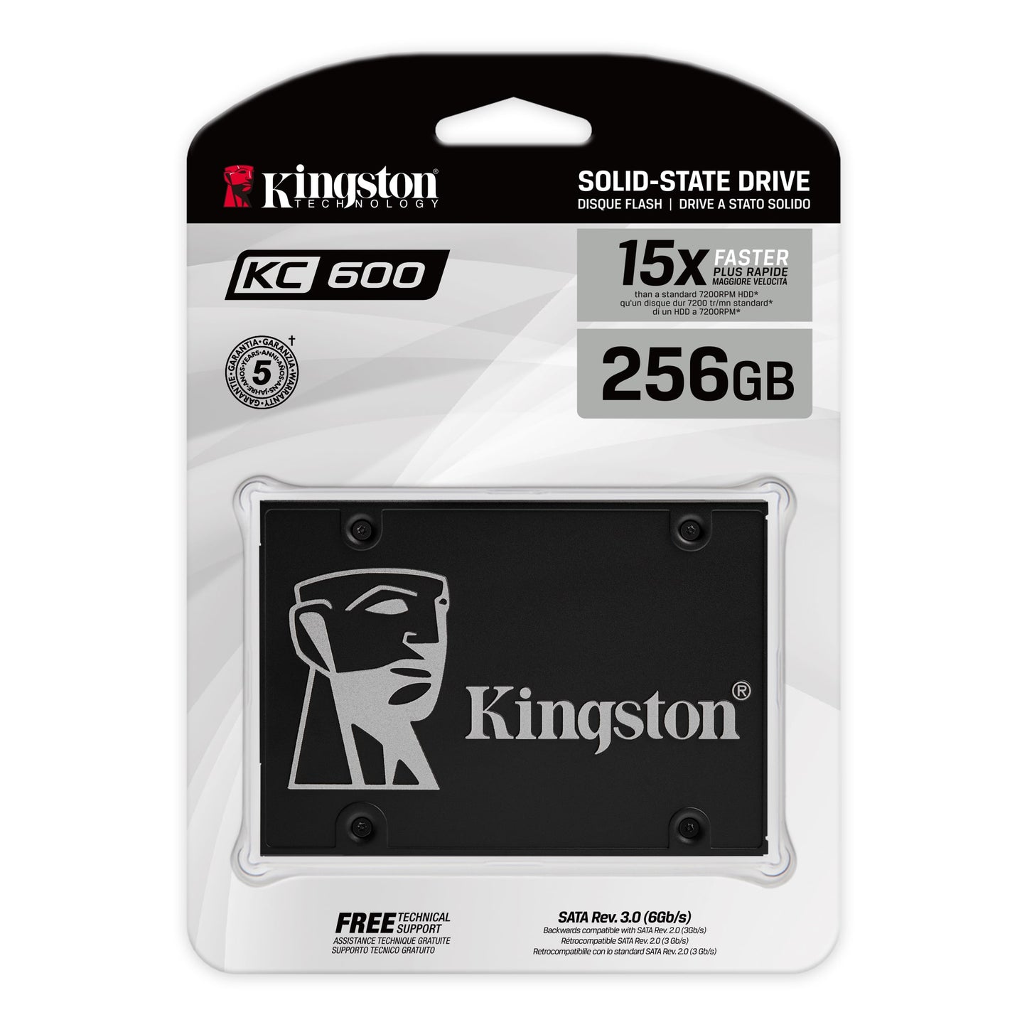 Kingston KC600 256GB SSD - approximate price in SATS 40,000 or